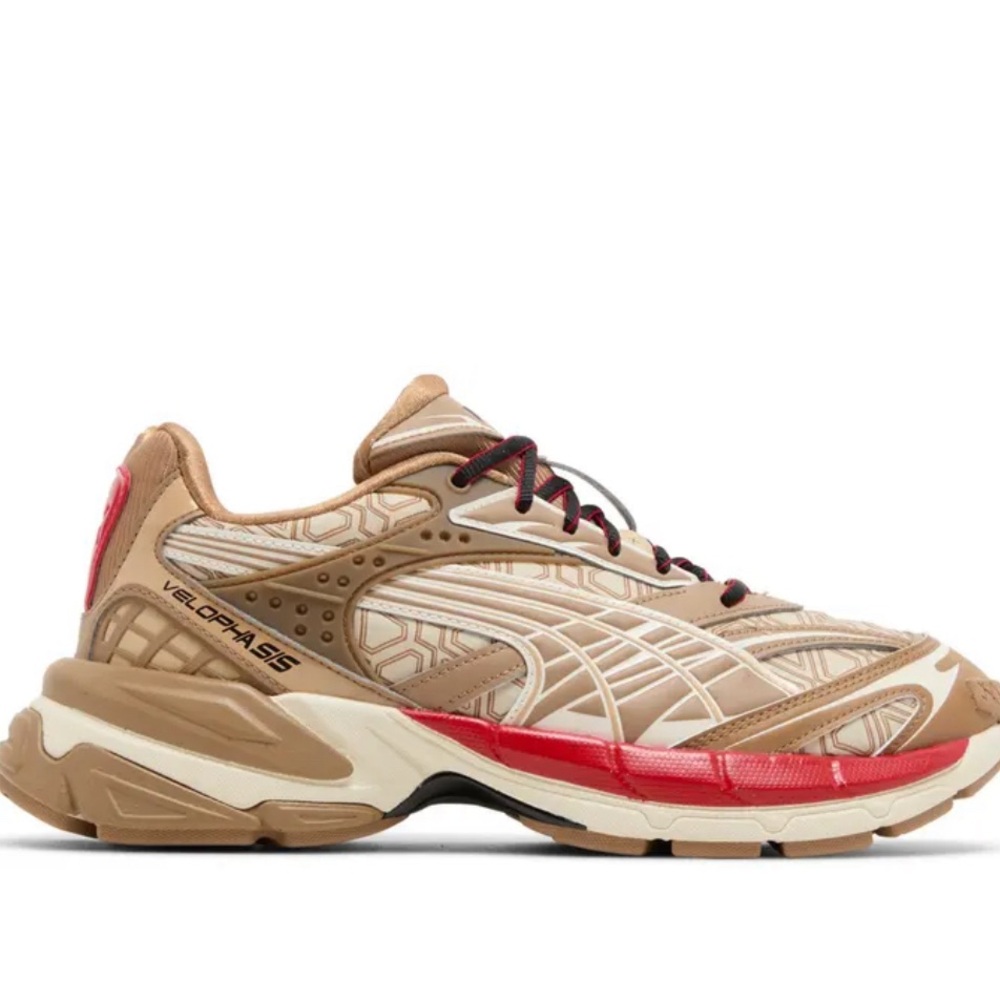 Mens puma Velophasis 'Luxe Sport - Tiger's Eye' size 8